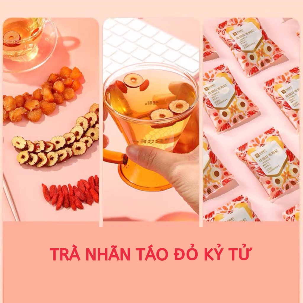 Trà nhãn táo đỏ kỷ tử, trà hoa cúc kỷ tử 120gr Bestore
