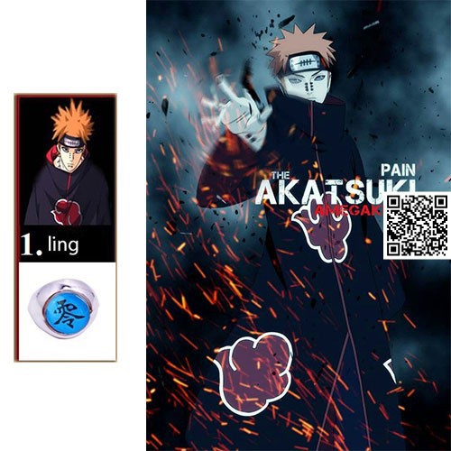 Nhẫn tổ chức Akatsuki Naruto nhiều hình 1051