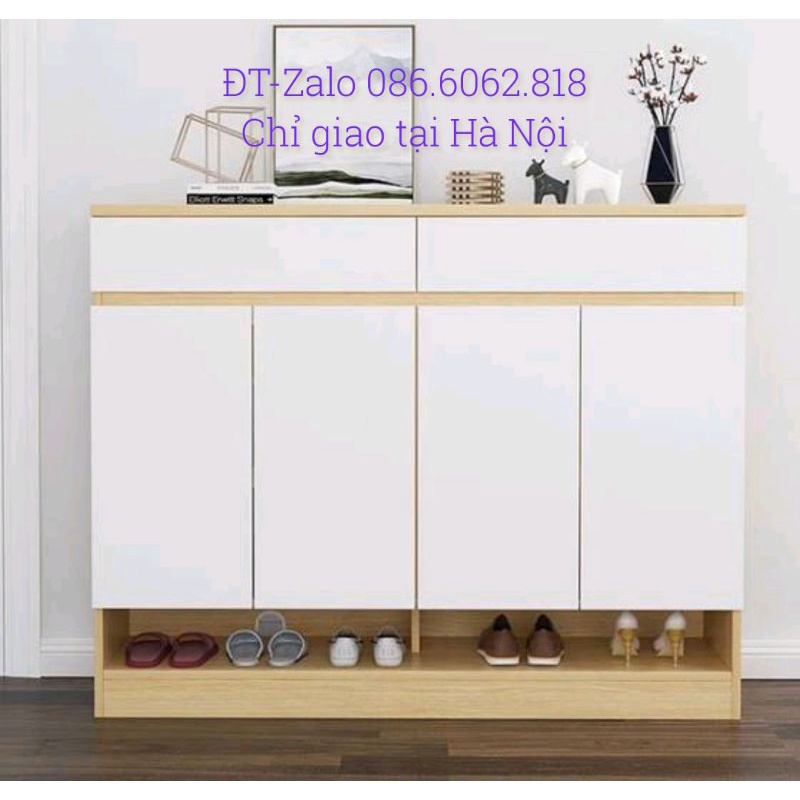 Tủ giày gỗ MDF phủ melamin lõi mịn