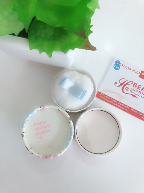 Phấn má hồng dạng bột siêu mịn kiềm dầu lâu trôi màu sắc trẻ trung Hàn Quốc The Face Shop Pastel Cushion Blusher 6g | BigBuy360 - bigbuy360.vn