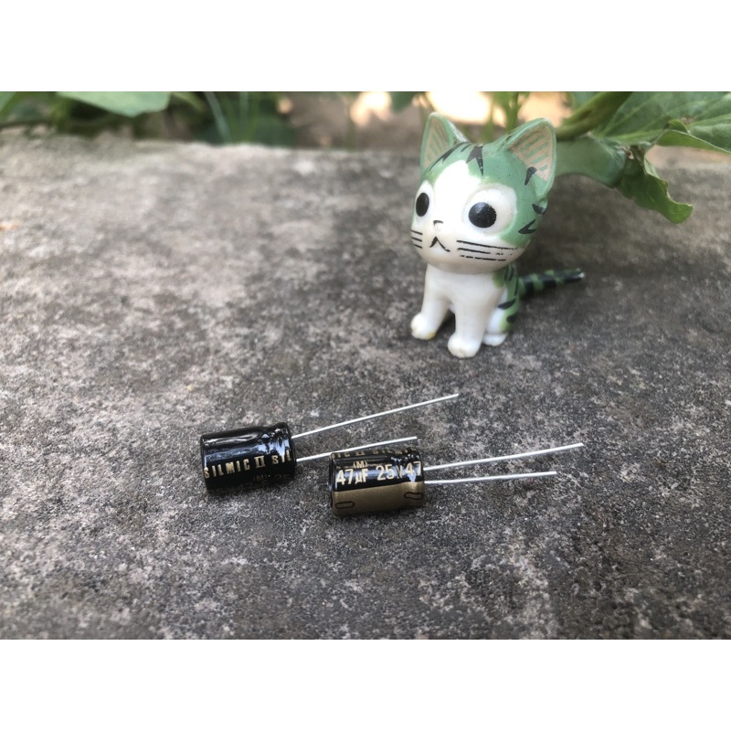 Tụ Elna Silmic2 47uf 25V mới chính hãng
