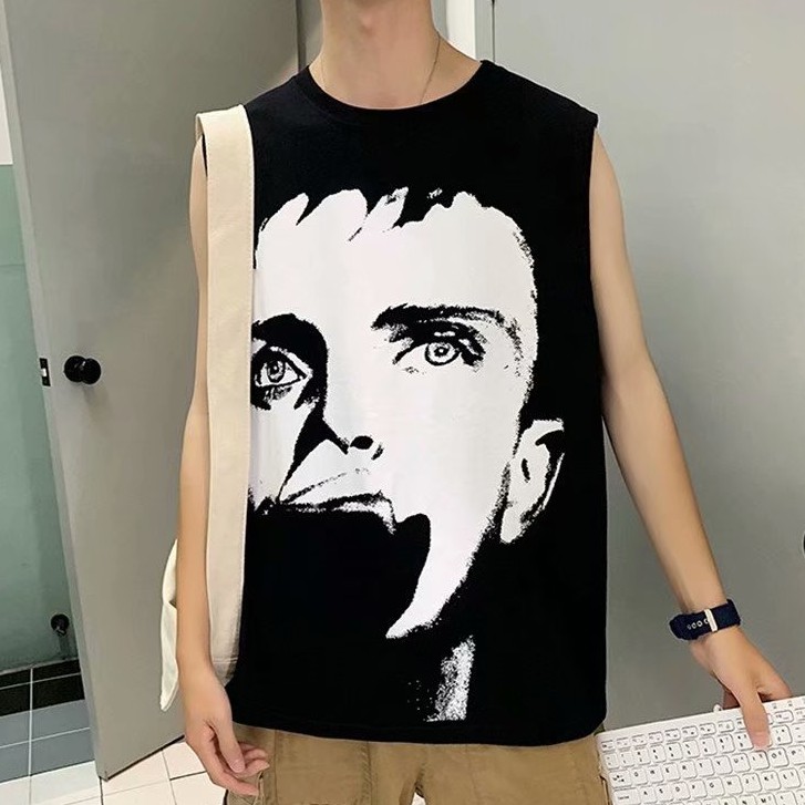 Áo Thun Thể Thao Ba Lỗ Dáng Rộng Thời Trang Cho Nam