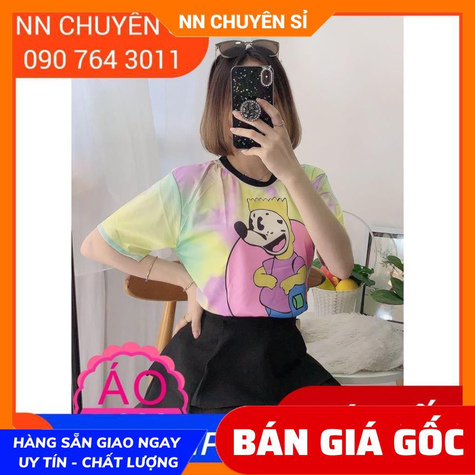 ÁO THUN IN 3D CỰC XINH ⚡100% ẢNH THẬT⚡ÁO THUN HOẠT HÌNH