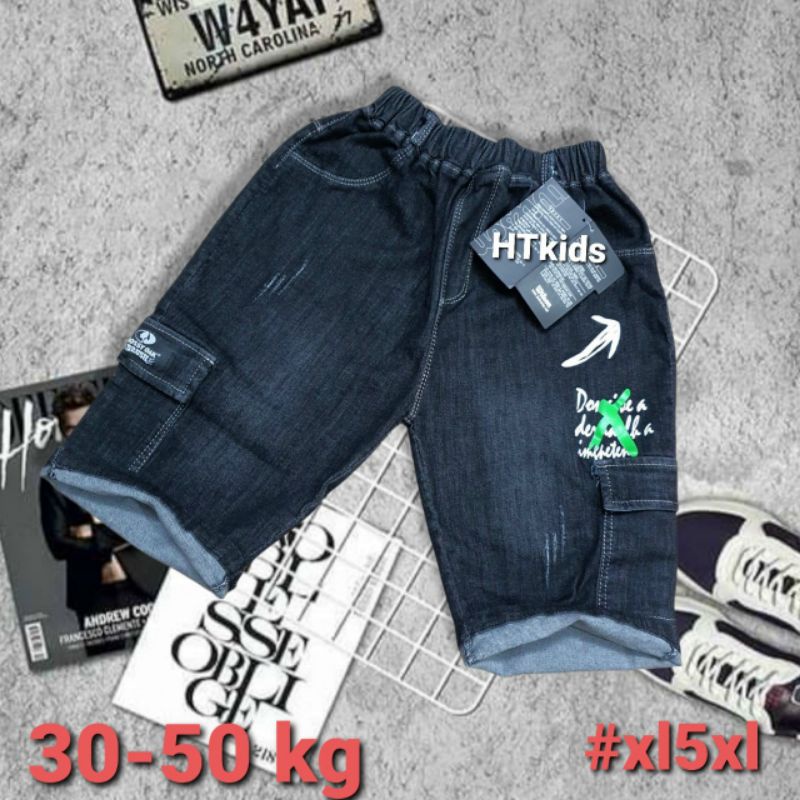 Quần Bò Bé Trai Size Đại 40-50kg Vải Co Giãn ơn