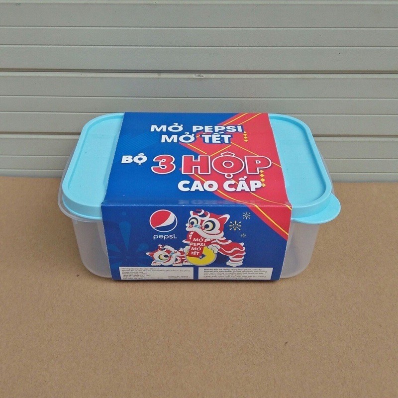 Bộ 3 hộp nhựa đựng thự phẩm siêu tiện lợi