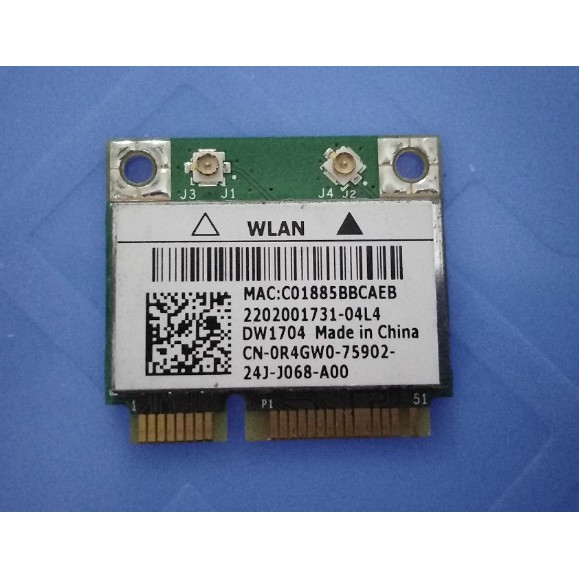 Card wifi laptop DELL dòng DW-1xxx, card mạng không dây