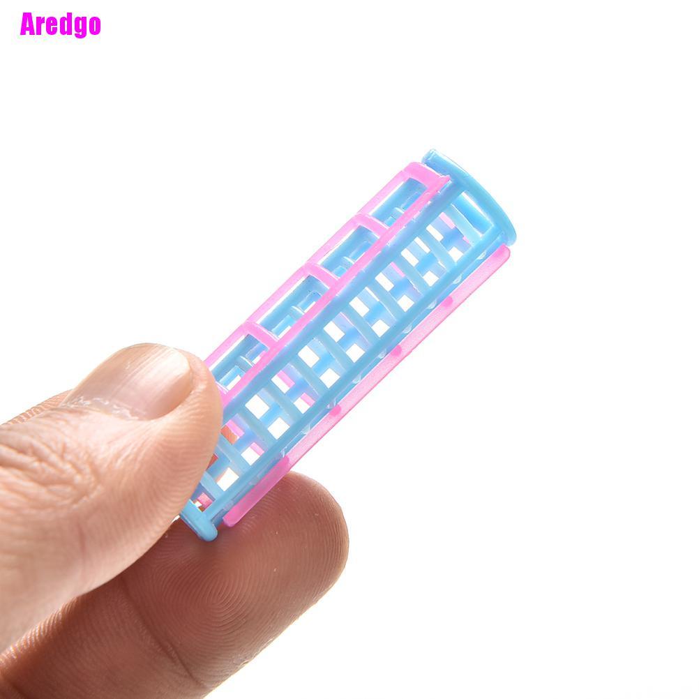 Bộ 5 Dụng Cụ Uốn Tóc Màu Hồng Và Xanh Dương Cho Búp Bê Barbie