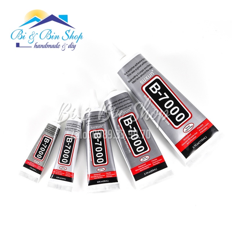 Keo B7000 Dán Phụ Kiện, Đính Đá, Dán Vải, Ốp Lưng Điện Thoại, Linh Kiện Điện Tử