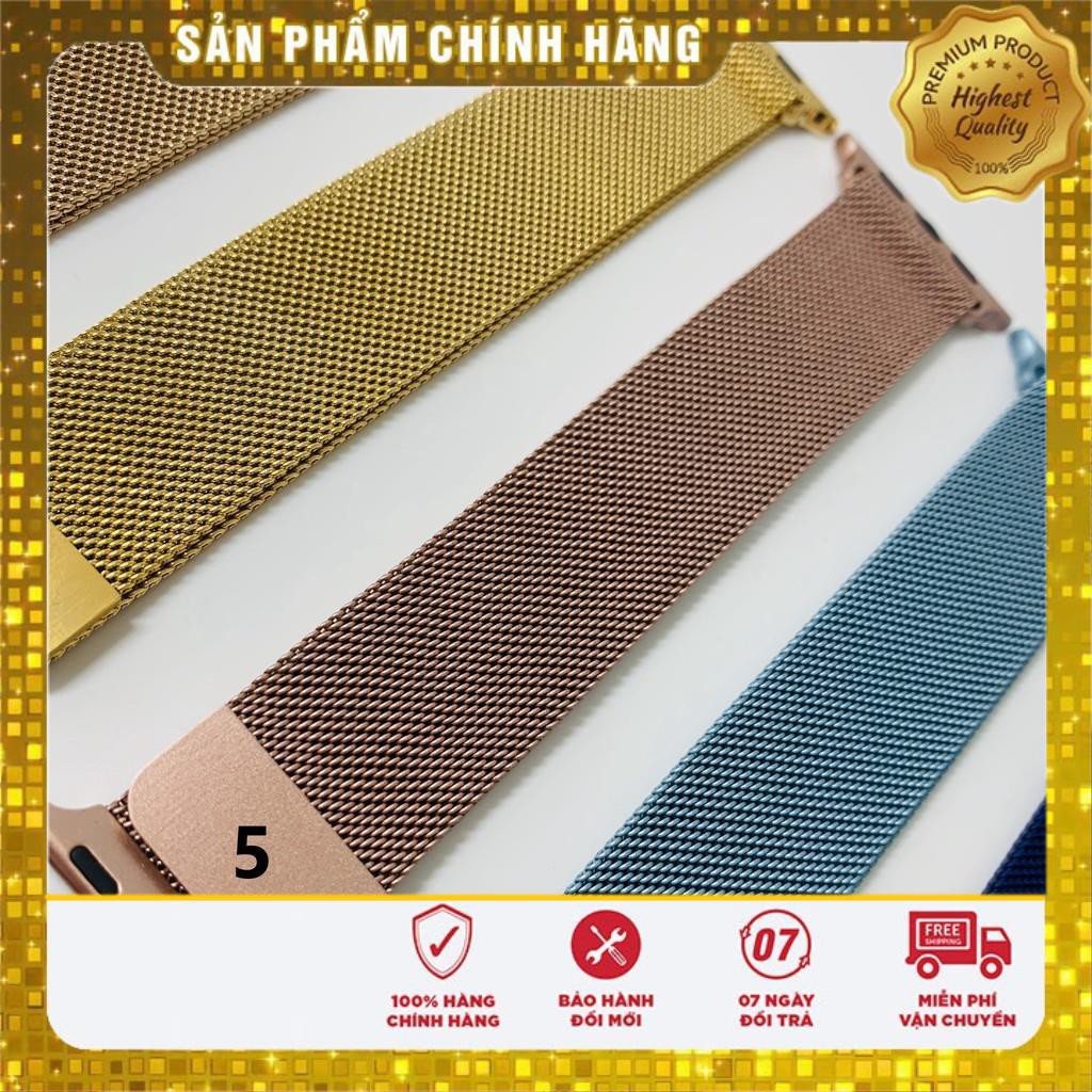 Dây Thép Milanese Loop Apple Watch 38mm/40mm 42mm/44mm tương thích Gen 1 Gen 2 Siri 2 3 4 5