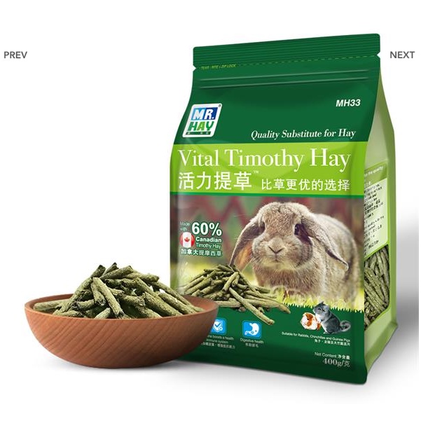 Mr Hay que cỏ giòn Cỏ Timothy Mài Răng cho Thỏ,bọ ú,chinchilla