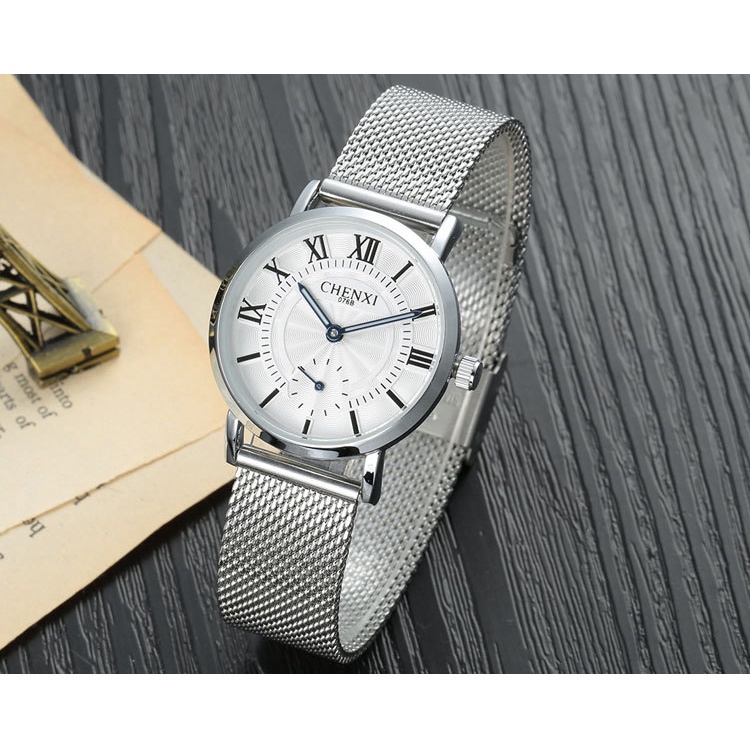 Đồng Hồ Đeo Tay Chexi Bằng Thép Không Gỉ Siêu Mỏng Chống Nước Dành Cho Nam