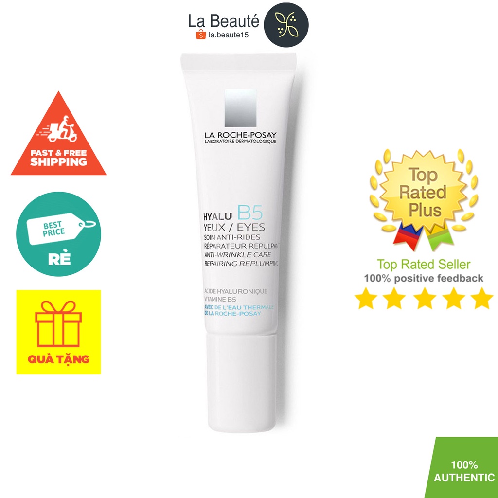 La Roche-Posay Hyalu B5 Yeux - Kem Mắt Xoá Mờ Vết Nhăn 15ml