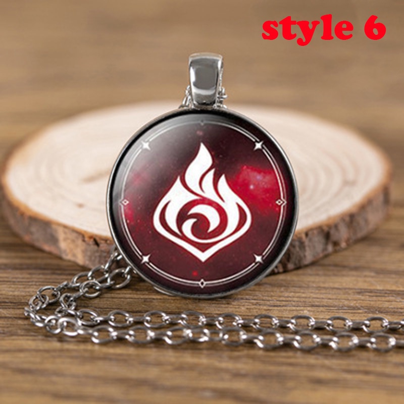 Vòng cổ mặt acrylic phong cách trò chơi Genshin Impact