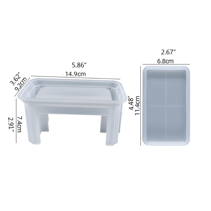 Sa Khuôn Silicone Làm Đế Lót Ly Bằng Nhựa Epoxy Độc Đáo DIY