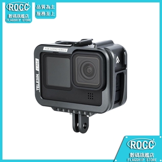 Telesin Gopro Hero 9 Vỏ Bảo Vệ Kim Loại Khung Mở Rộng Gopro9 Khung Bảo Vệ Kim Loại vlog Phụ Kiện Lồng Chó Thỏ Lồng