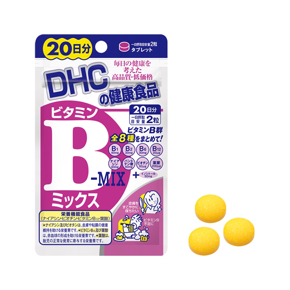 Viên uống Vitamin B tổng hợp DHC Vitamin B Mix gói 40 viên