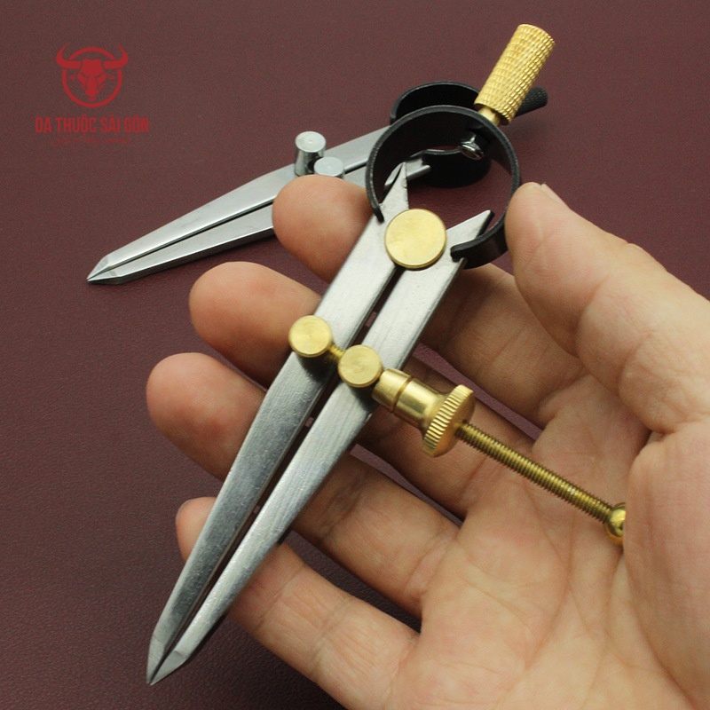 Compa kỹ thuật làm đồ da thủ công - Da Thuộc Sài Gòn - COMPA02-DONG