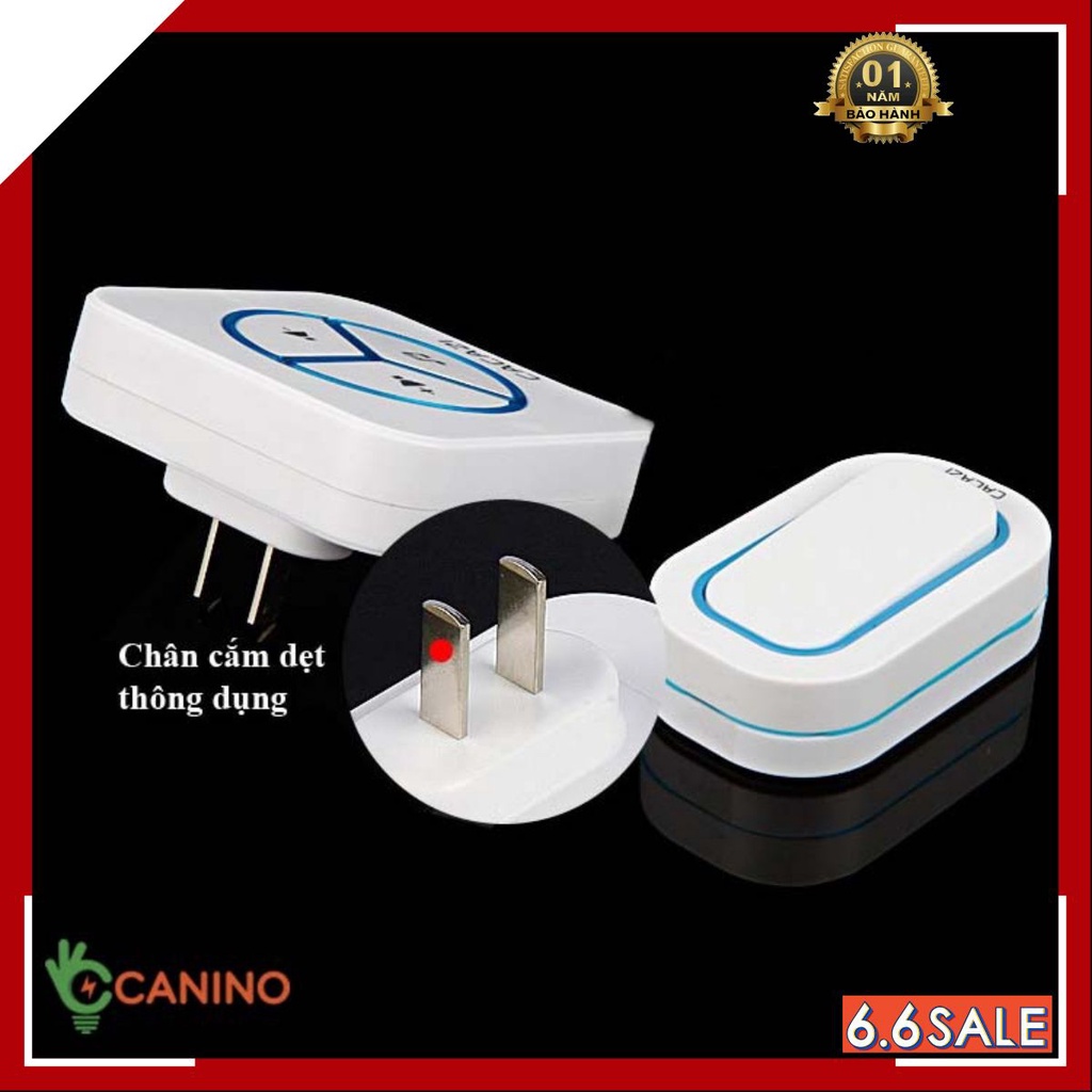 [ GÍA HỦY DIỆT ] Chuông không dây chống nước CACAZI 9909