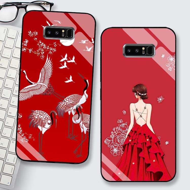 Ốp Lưng SAMSUNG Note 8, S8, S8+ Lưng kính cường lực Sang Trọng, Sáng Bóng