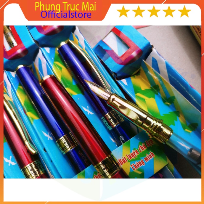 Bút máy luyện chữ đẹp thông minh cao cấp kim thành 39, bút mực tặng thêm ngòi cao cấp , Đồ dùng học tập