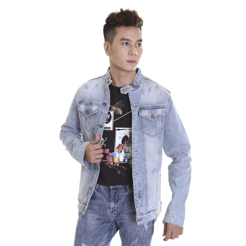 ÁO KHOÁC JEANS NAM PHONG CÁCH CHUẨN HÀNG VNXK 2018