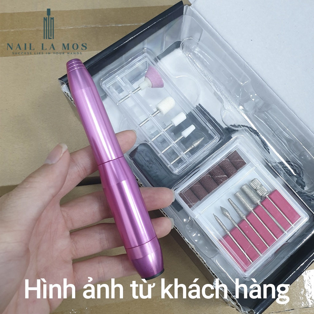 Máy mài móng nail - Máy mài cầm tay thiết kế hợp kim nhôm sang chảnh, tiện lợi cho nail salon (bảo hành 1 tháng)