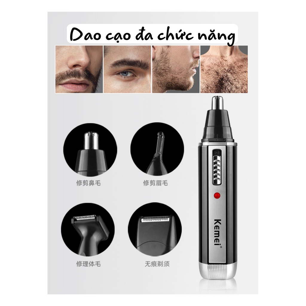 Máy cạo râu đa năng Kemei 4in1