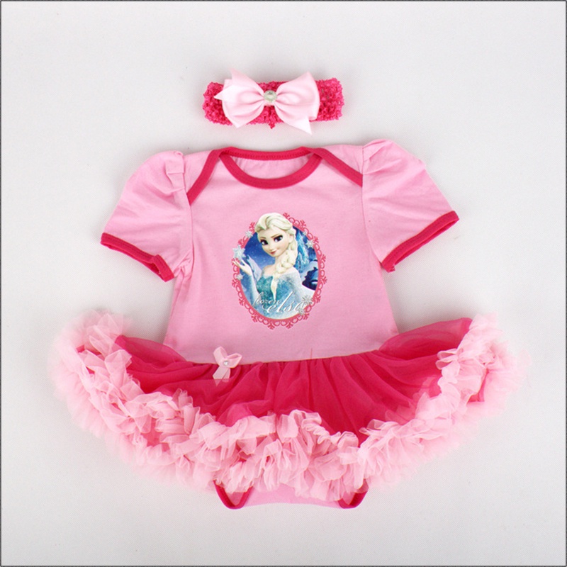 Đầm Xòe Công Chúa In Họa Tiết Trái Tim Kèm Băng Đô Thời Trang Xinh Xắn Cho Bé Gái akku