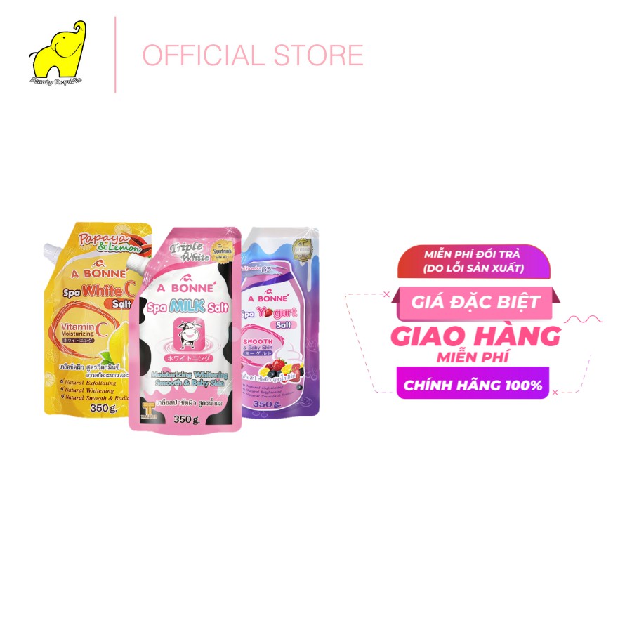 [Mã LT50 giảm 50k đơn 250k] Muối tắm Spa A Bonne' (350G) có vòi
