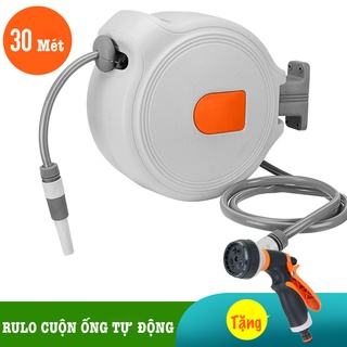 Vòi tưới cây đa năng lionking 30 mét nw-b30 . rulo cuộn ống tự động. tặng vòi xịt đa năng 8 kiểu phun