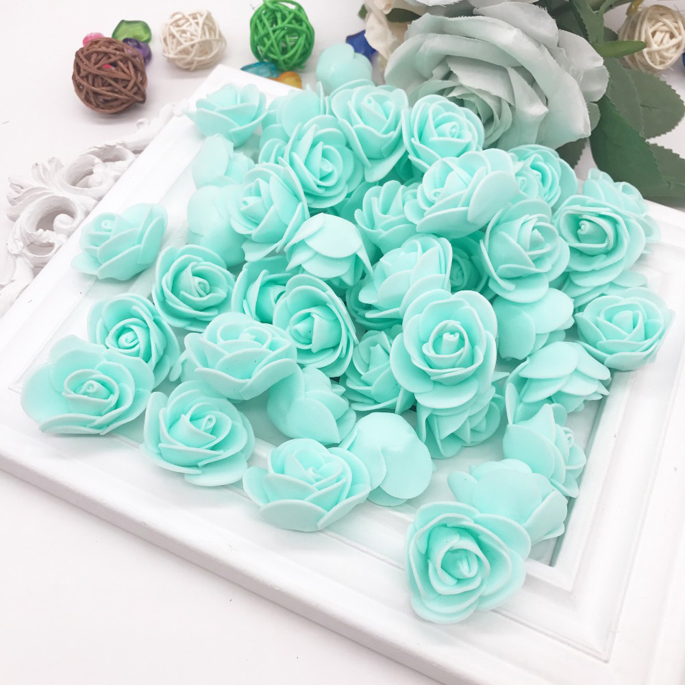 Set 100 Bông Hoa Hồng Xốp Mềm Trang Trí Đám Cưới Tiện Dụng