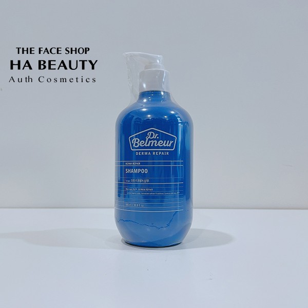 Dầu gội dưỡng ẩm phục hồi giảm rụng tóc kích thích mọc tóc thơm lâu The Face Shop Dr Belmeur Derma Repair Shampoo 500ml
