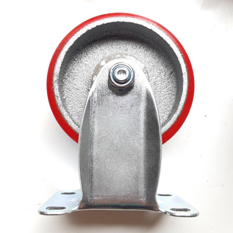 Bánh Xe Pu D100/ Bánh xe gang đúc siêu chịu tải đường kính 100x30