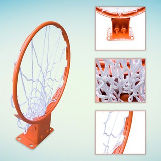 Vành bóng rổ tiêu chuẩn thi đấu (  2 lò xo Chịu lực 180kg -tặng kèm lưới)