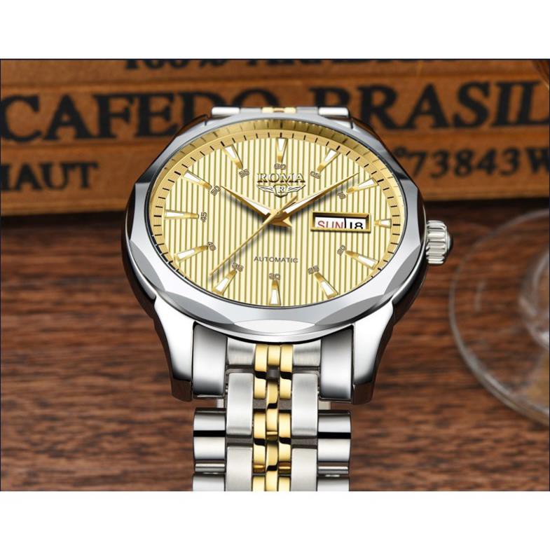 [HÀNG CAO CẤP] Đồng hồ Nam ROMA ITALY 9010 Kính tráng Sapphire – Dây CHARM đúc đặt đẳng cấp | BigBuy360 - bigbuy360.vn