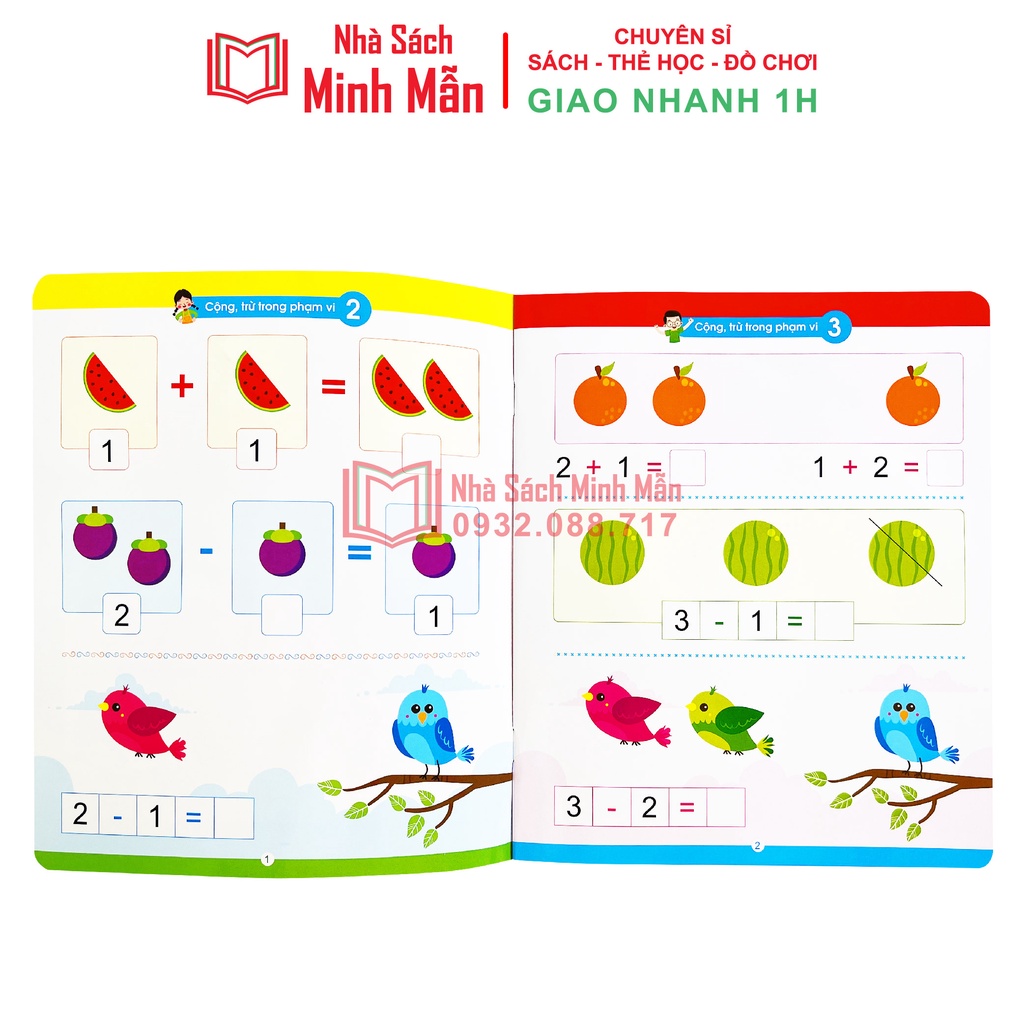 Sách - Bộ Vở viết xóa được - Làm toán không sợ sai - Wipe Clean -