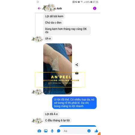 KEM BONG DA BODY AN'PEEL