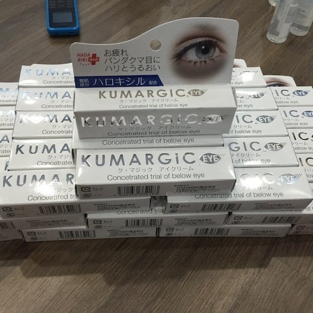 Kem mắt Kumargic Eye Nhật Bản hỗ trợ cải thiện thâm quầng mắt