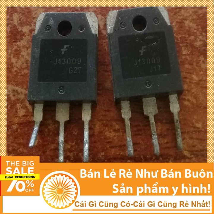 W13009,J13009 Sò transistor SR13009 tháo máy chất lượng nguyên Zin