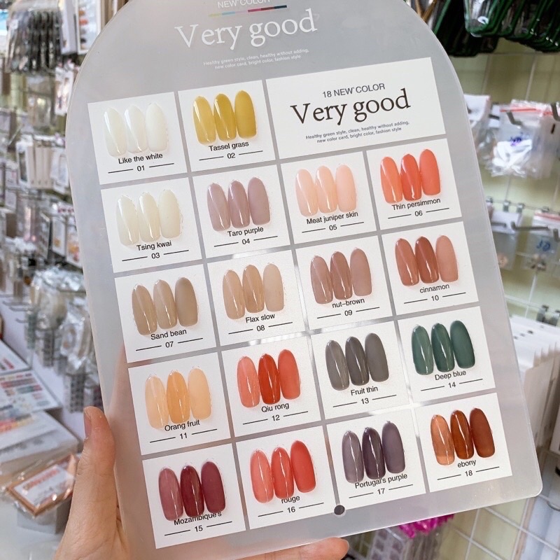 [ HOT ] Set thạch 18 màu chuẩn hãng VERY GOOD