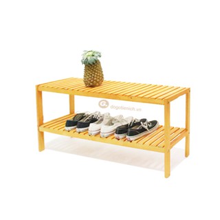 Kệ Giày Gỗ Rộng 100cm 2 Tầng Đa Năng