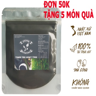 Bột Đắp Mặt Nạ Thiên Nhiên Than Tre Hoạt Tính (Handmade)