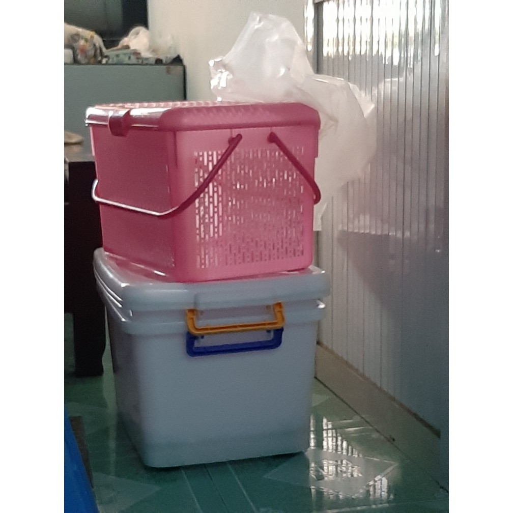 THÙNG NHỰA 30 LÍT DUY TÂN CÓ BÁNH XE