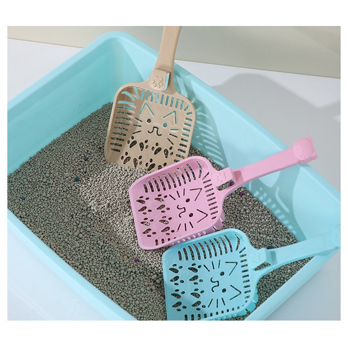 Xẻng xúc cát vệ sinh mèo - xẻng hốt cát dọn vệ sinh phân cho mèo