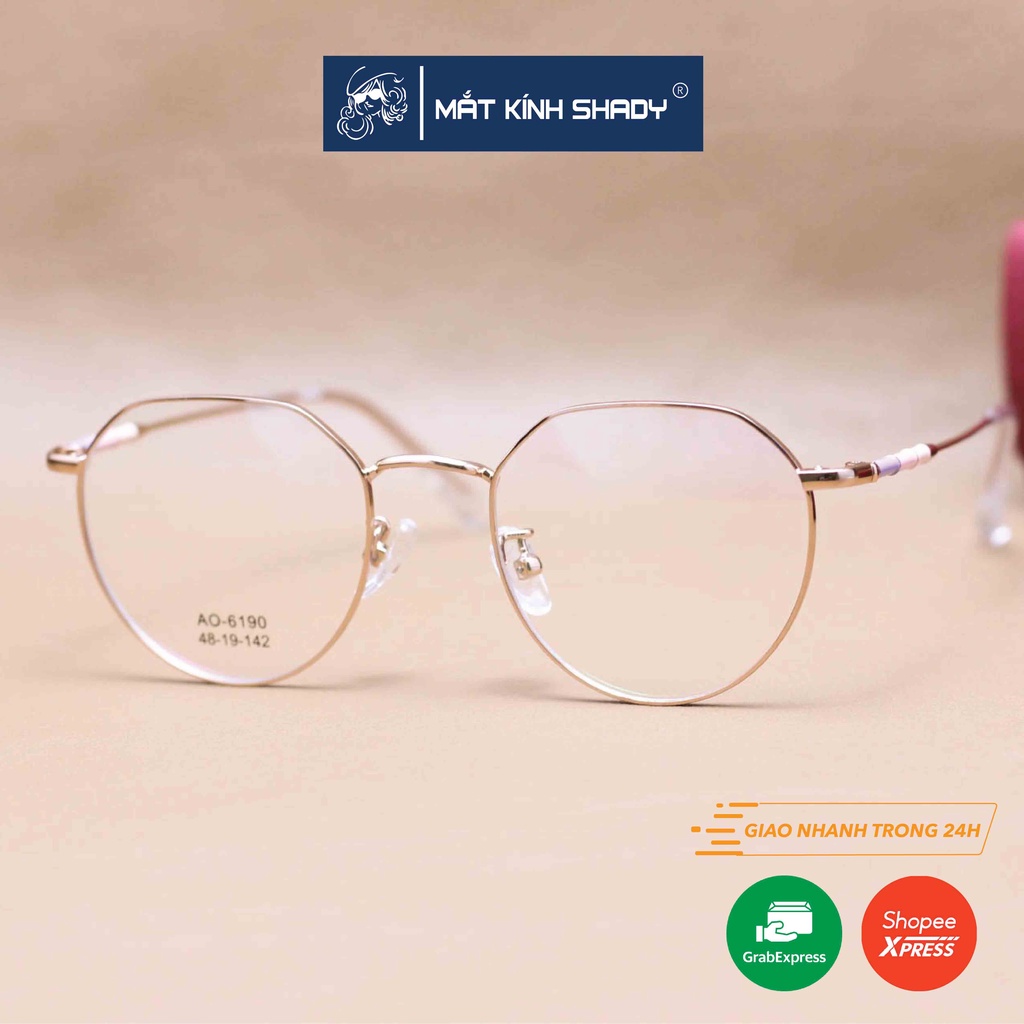 Gọng Kính Cận Hợp Kim Shady Unisex G1929 (Nhiều Màu)