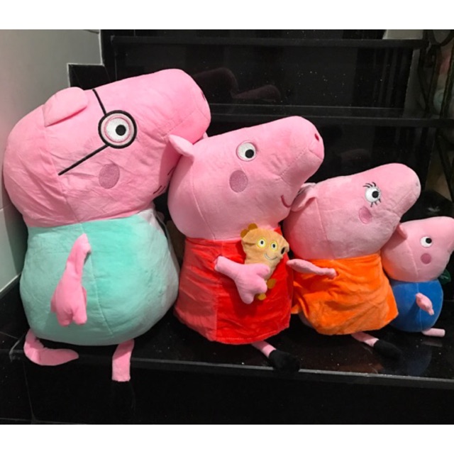 Gia Đình Heo Peppa Pig (50cm),Lông Nhung Mềm Mịn