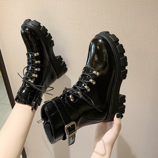 Bốt ulzzang da bóng M81