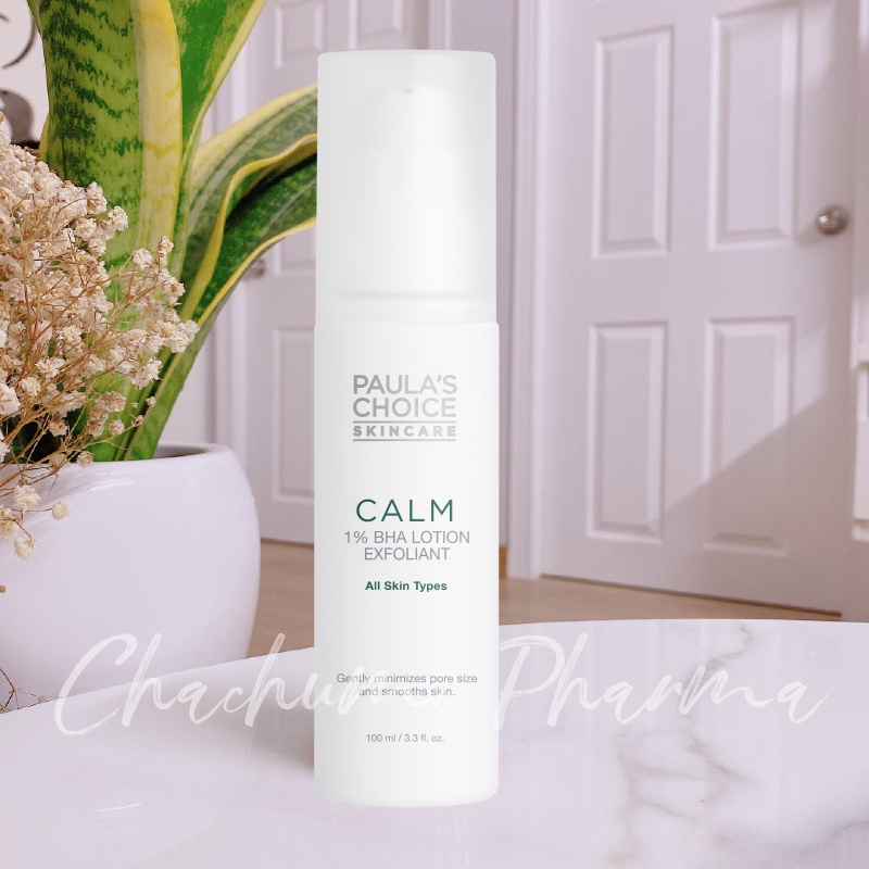 Tẩy da chết 1% BHA Paula’s Choice Calm Redness Relief Lotion Exfoliant 100ml dịu nhẹ phù hợp cho da nhạy cảm