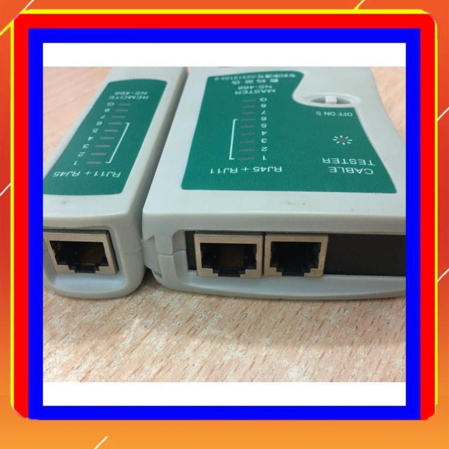 Bộ Test Cáp Mạng LM-468 (tặng kèm pin) .Hộp Kiểm Tra Dây Mạng - RJ45 RJ11 (MSP TCM35)