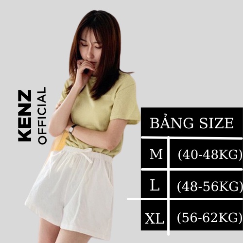 Quần đùi nữ short đũi ống rộng siêu mát thấm hút mồ hôi | BigBuy360 - bigbuy360.vn